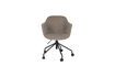 Miniature Grey fabric office chair Junzo Rib 3