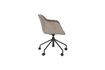 Miniature Grey fabric office chair Junzo Rib 4