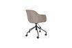 Miniature Grey fabric office chair Junzo Rib 5