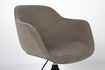 Miniature Grey fabric office chair Junzo Rib 7