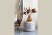 Miniature Grey fabric pouffe Liv 4