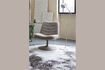 Miniature Grey fabric rug 200x200 cm Moon 7