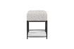 Miniature Grey fabric stool Milou 3