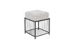 Miniature Grey fabric stool Milou 4