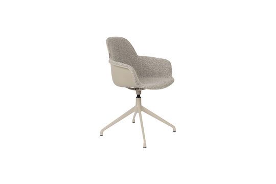 Grey fabric swivel chair Albert Kuip Clipped