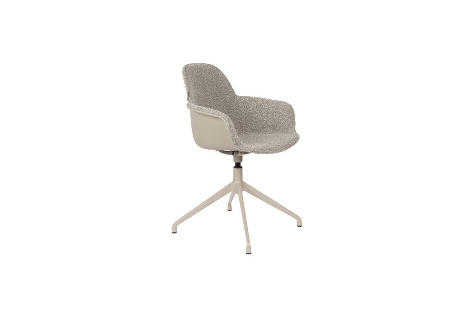 Grey fabric swivel chair Albert Kuip Zuiver