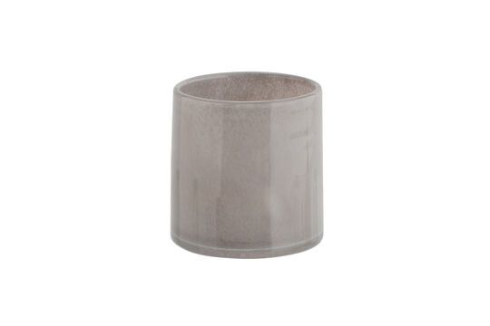 Grey glass planter H12 Glower Clipped