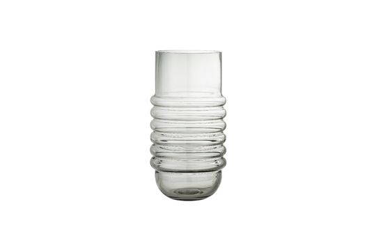 Grey glass vase Belma