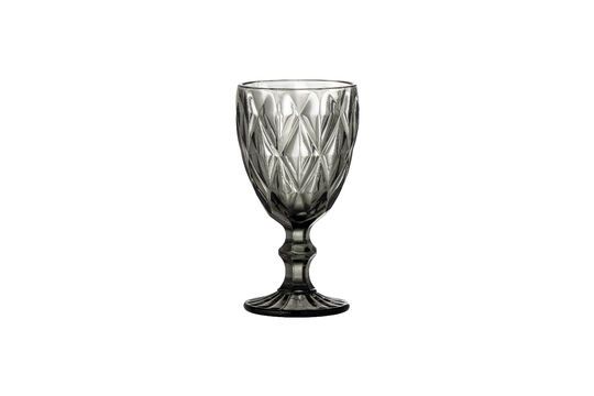 Grey glass wine glass H15,5 Asana Clipped