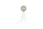 Miniature Grey iron floor lamp Meezan Clipped