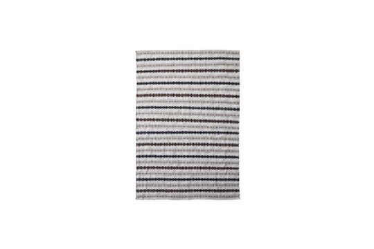 Grey polyester carpet 200x140 cm Terra Clipped