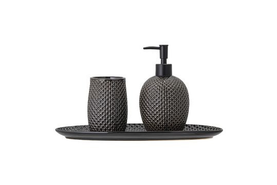 Grey soap dispenser set Hrin