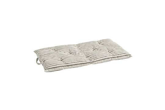 Grey striped cotton mattress Double Clipped