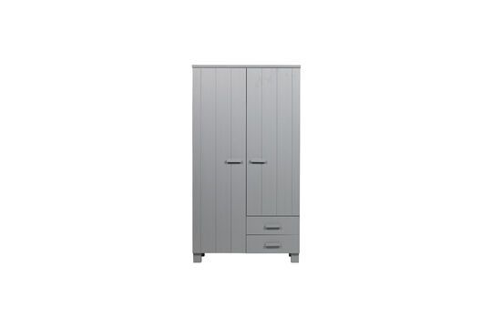 Grey wood cabinet with drawers Dennis