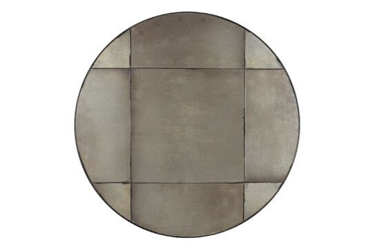 Grey wooden mirror Mado Clipped