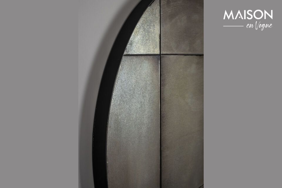 Grey wooden mirror Mado - 1