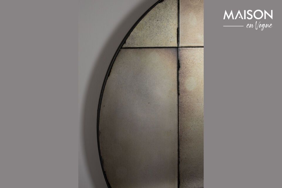 Grey wooden mirror Mado - 2