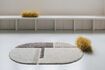 Miniature Grey wool rug 160x230 cm Zest 12