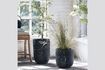 Miniature Ground black cement planter 3