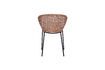 Miniature H apur beige wicker armchair 6