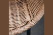 Miniature H apur beige wicker armchair 2