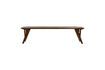 Miniature H opper dark wood bench 1