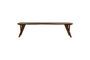 Miniature H opper dark wood bench Clipped