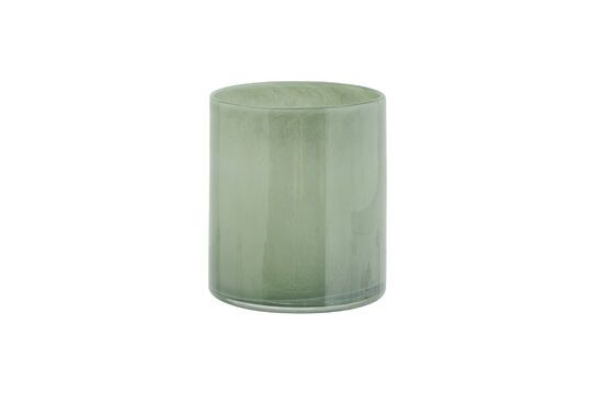 H16 Glower green glass planter Clipped