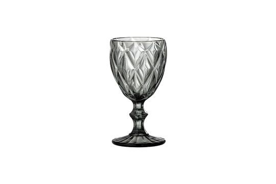 H17 Asana grey glass wine glass Clipped