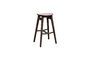 Miniature Hackney dark wood bar stool Clipped