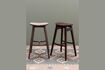 Miniature Hackney dark wood bar stool 3