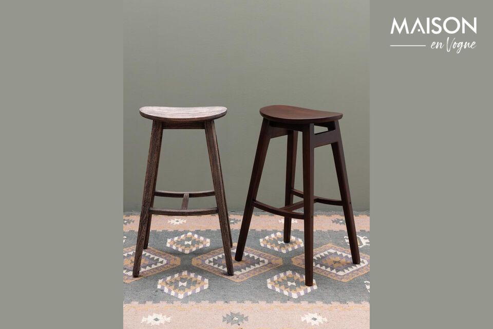 Discover the rustic charm and functionality of the Hackney bar stool