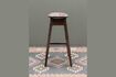 Miniature Hackney dark wood bar stool 4