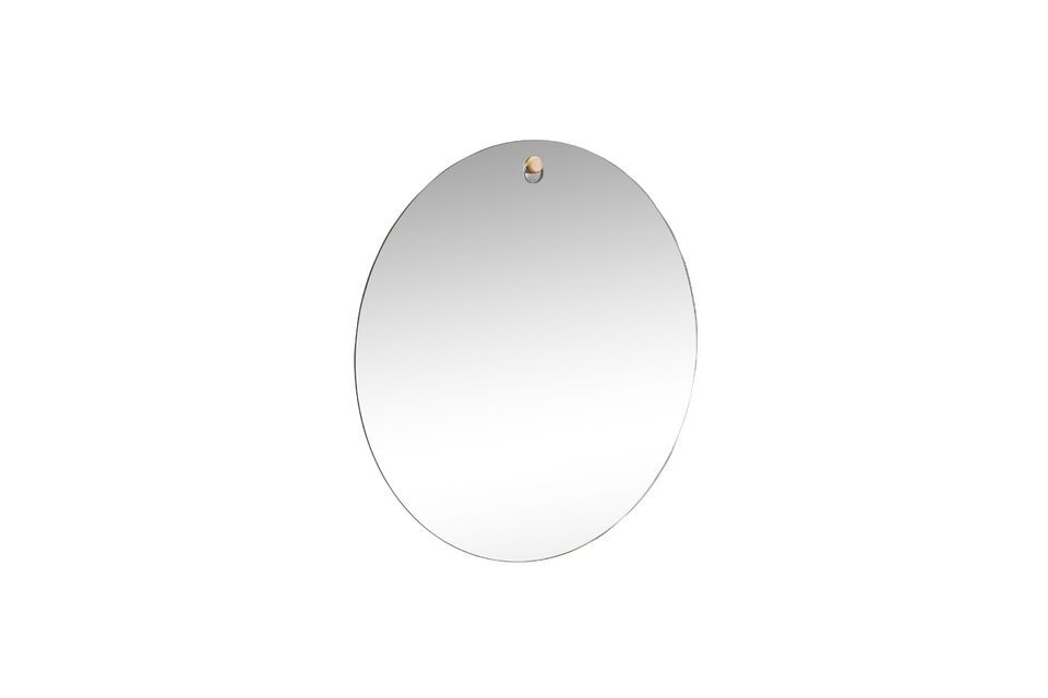 Add a touch of sophistication to your space with the Hall clear glass mirror