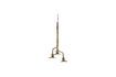 Miniature Hana gilded metal suspension lamp 1