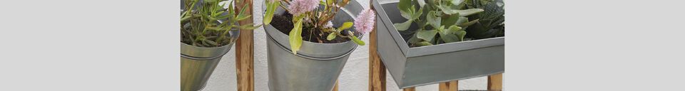 Material Details Hanger grey galvanized iron planter