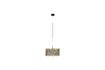 Miniature Hanging lamp in beige bamboo wood Isla 4