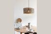 Miniature Hanging lamp in beige bamboo wood Isla 3