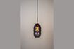 Miniature Hanging lamp in grey glass Lauren 1