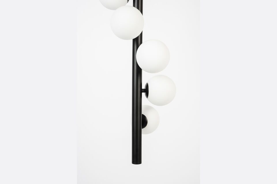 Hanging lamp in white metal Monica - 4