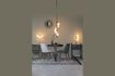 Miniature Hanging lamp in white metal Monica 2