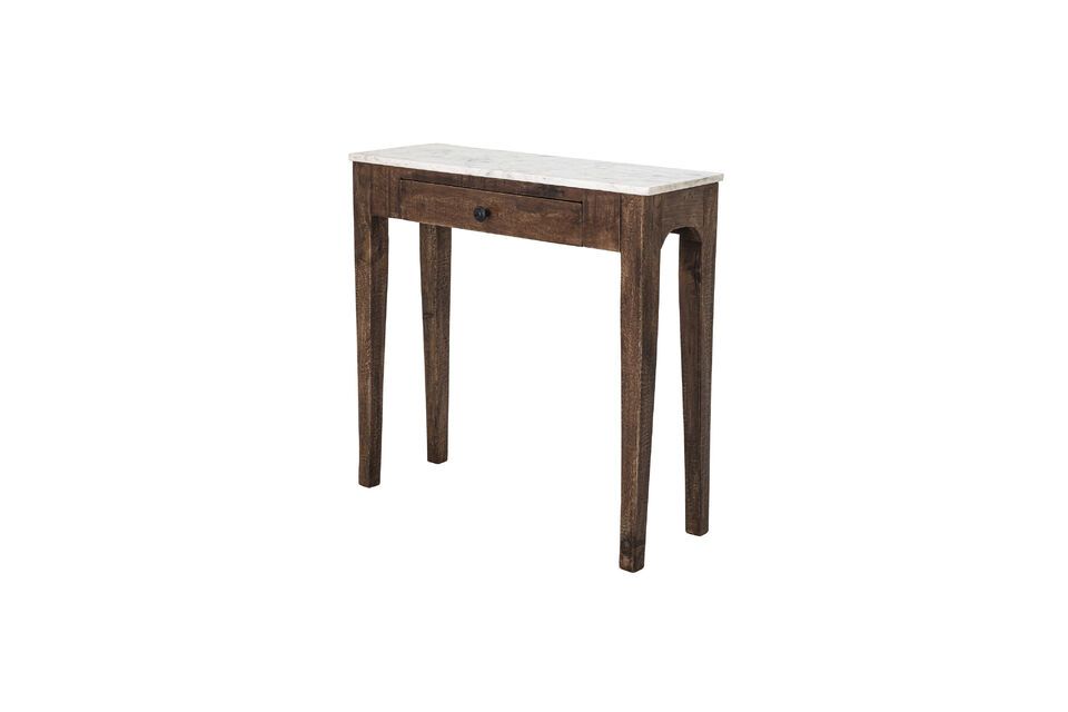 Hauge brown marble console table Bloomingville