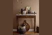 Miniature Hauge brown marble console table 3