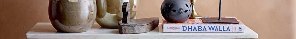 Material Details Hauge brown marble console table