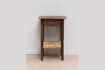 Miniature Havana dark wood bedside table 1