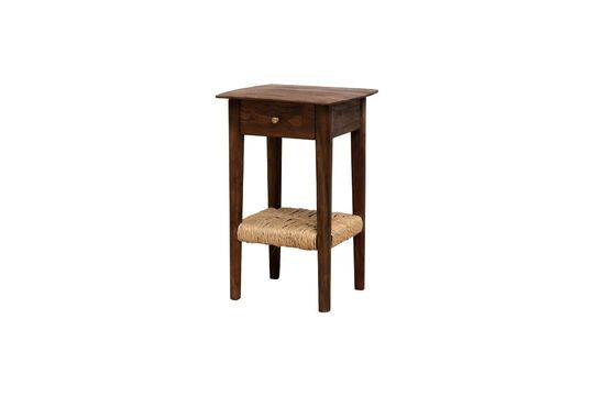 Havana dark wood bedside table Clipped