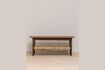 Miniature Havana dark wood bench 2