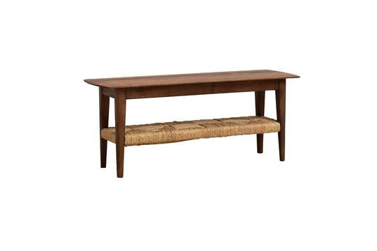 Havana dark wood bench Clipped