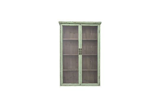 Hazem solid wood green cabinet