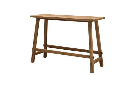 Hazor dark wood console Clipped